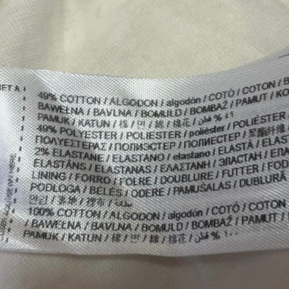 NEW Mango MNG Sandrita White Geometric Knit Long Sleeve Mini Shift Slip Dress 16 - Picture 5 of 5